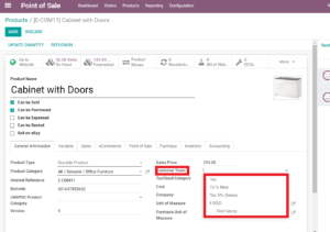 fiscal positions in odoo 14 pos module 3 1